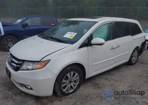 2016 Honda Odyssey Ex-L from USA, damaged, VIN 5FNRL5H66GB093056